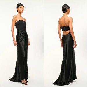 Staud The Wayfaring maxi Dress in Black Size 4 NEW! New with tags!